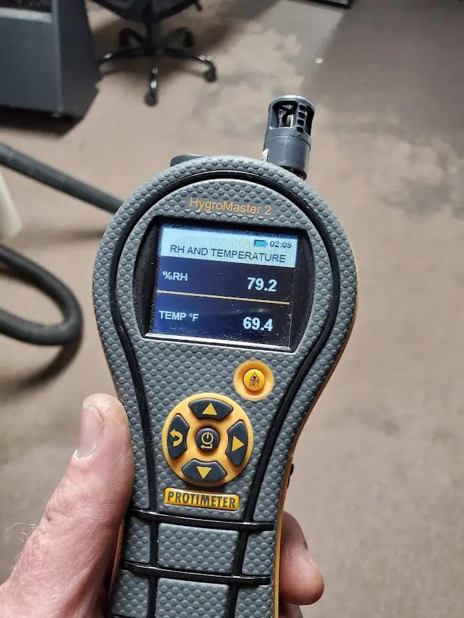 Moisture meter humidity assessment for Fire & Smoke Damage Restoration in Conover